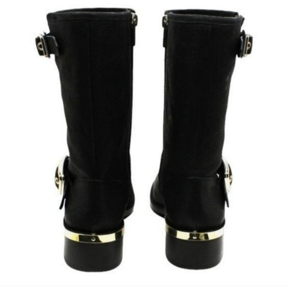 Vince Camuto Womens Moto Boots Black 8.5 - Picture 3 of 8